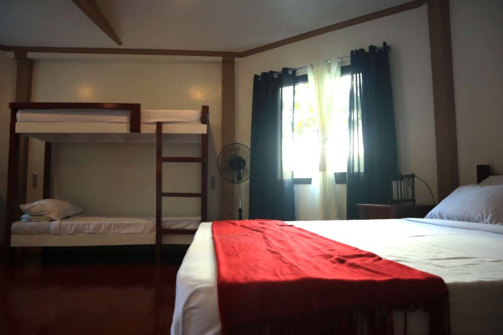 Family room at enchanted cove resort